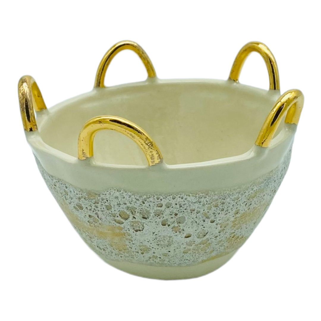 Anemone, Small Bowl with Gold