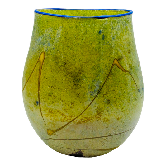 Vase 'Bushfire' yellow b