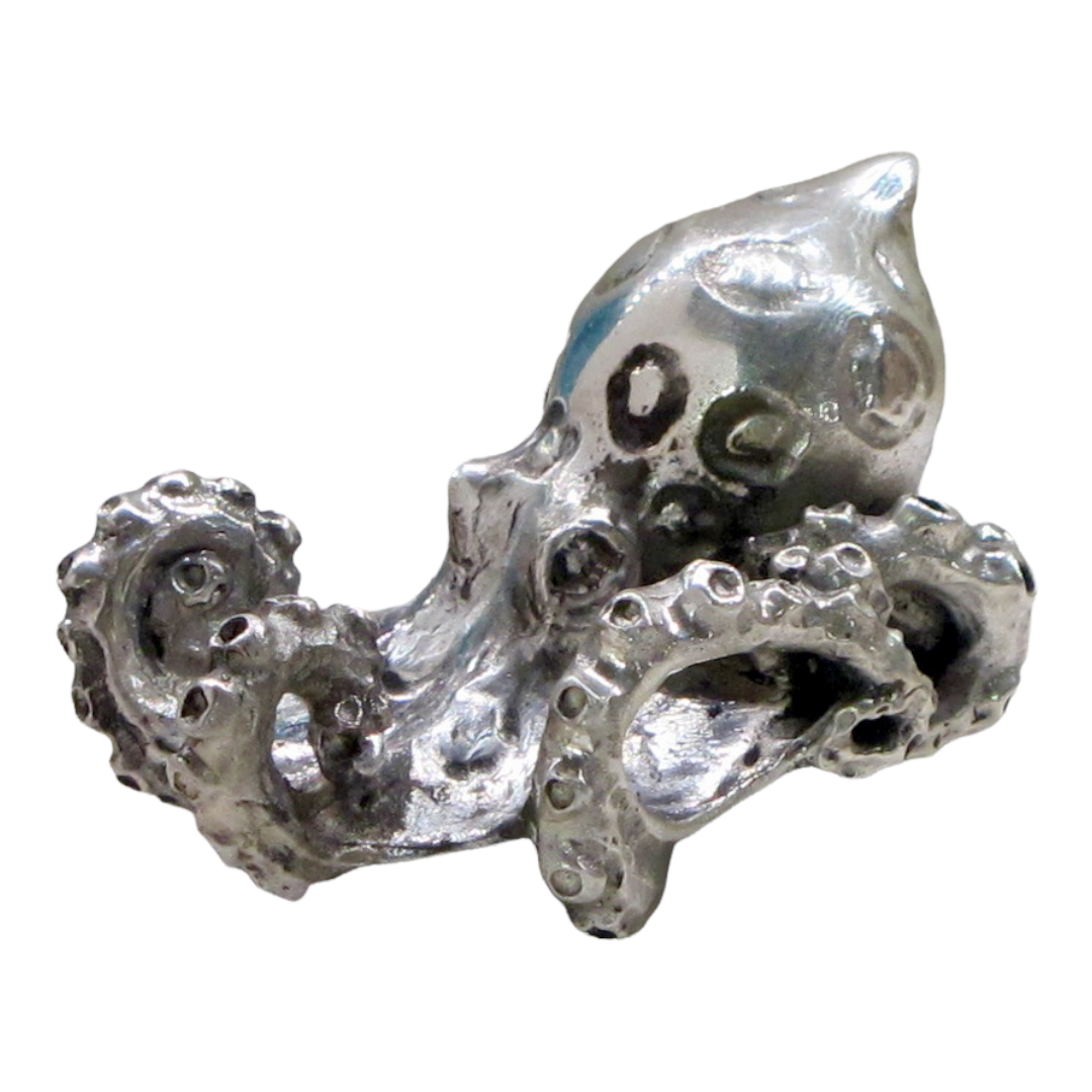 Blue Ring Octopus Sterling Silver