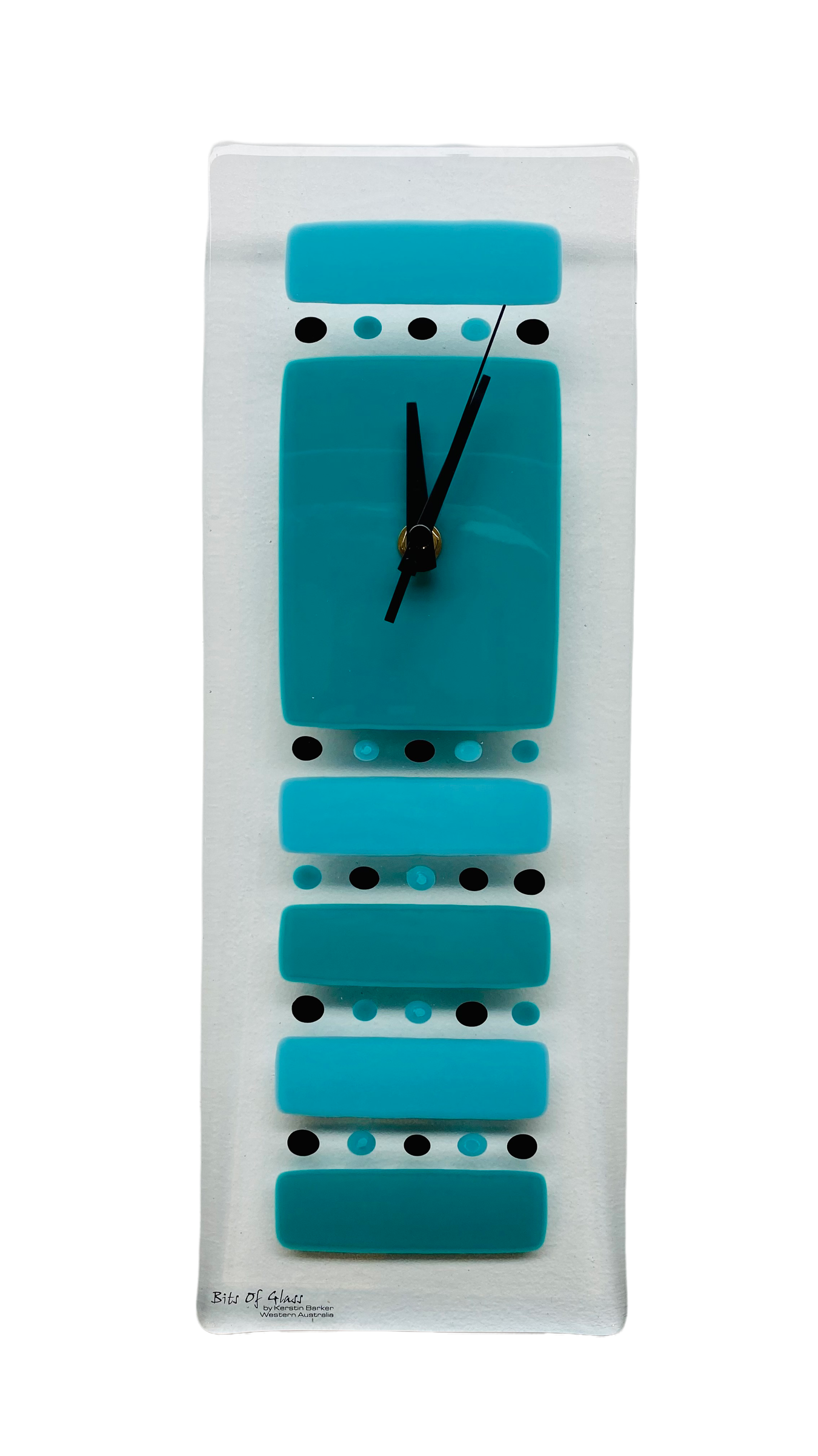 Wall Clock, Turquoise Allsorts