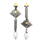 Earrings - Upside Down Triangle Fan