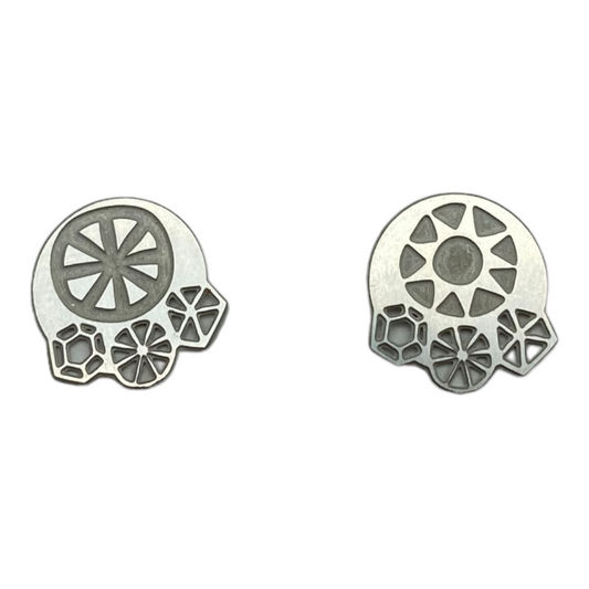 Earrings - Silver Sun