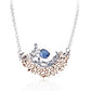 Pendant - Coral Garden with Doublet Opal, Blue Topaz and Blue Sapphires