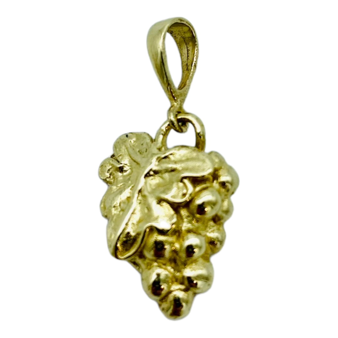 Pendant - Grape Bunch & Leaf