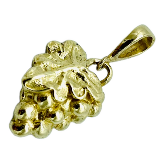 Pendant - Grape Bunch & Leaf