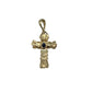 Pendant - Sapphire set 2.4ct Articulated Crucifix