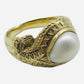 Paisley Design Burmese Drop Fresh Water Pearl, Size M1/2