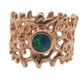 Ring - Fan of the Sea, 18kt Rose Gold, Australian Doublet Opal