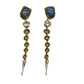 Earrings - Octopus, Labradorite