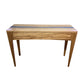 Yallingup Marri Hall Table with Resin Inlay - Two Drawer