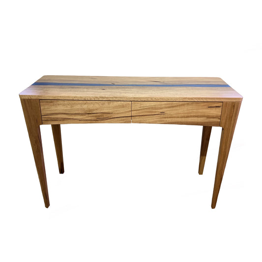 Yallingup Marri Hall Table with Resin Inlay - Two Drawer